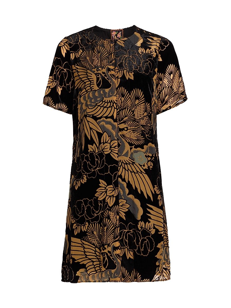 Women's Lyla Printed Knee-Length Dress - Lyla - Size Small