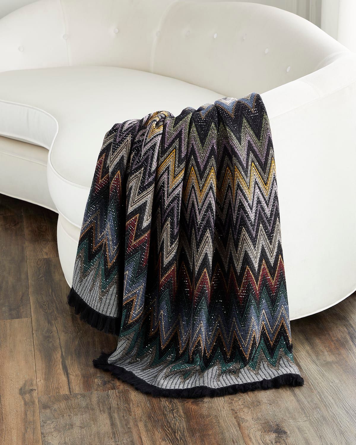 Chen Chevron Throw Blanket
