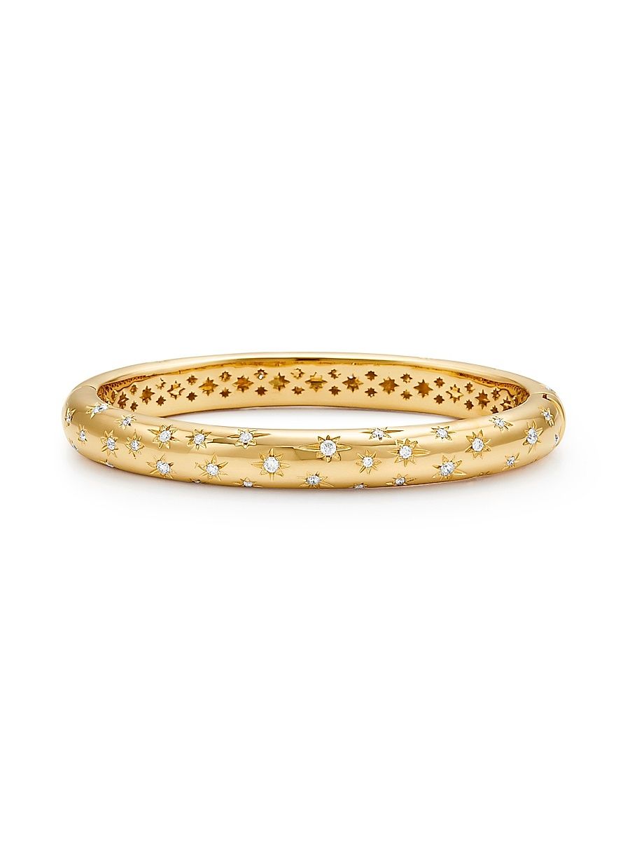 Women's Cosmos 18K Yellow Gold & 1.49 TCW Diamond Bracelet - Yellow Gold