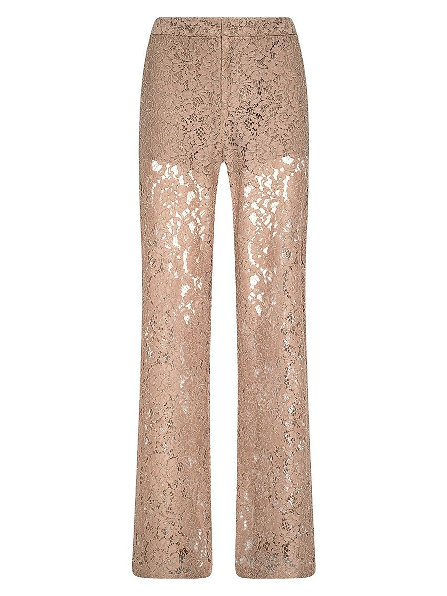 Women's Livvy Lace Trousers - Cappuccino - Size 14