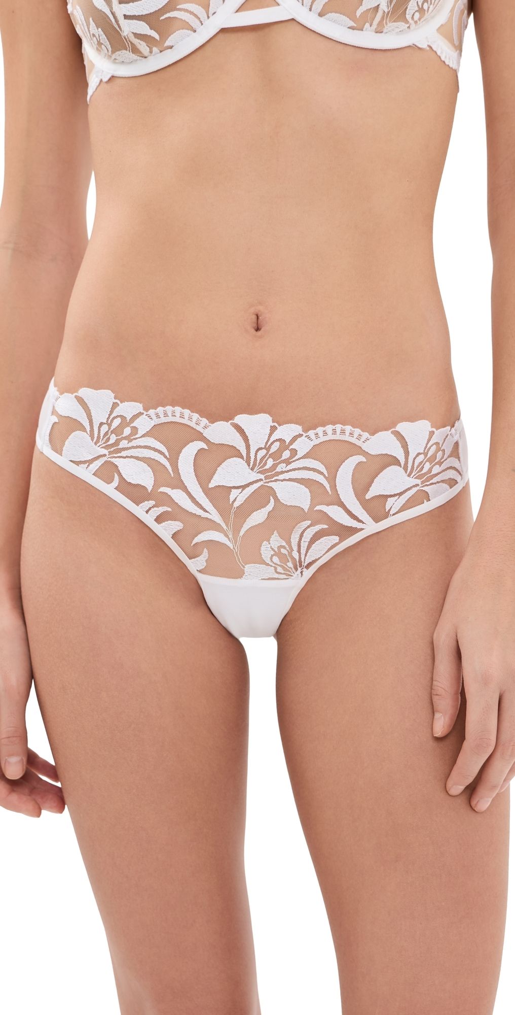 Bluebella Leonora Briefs White/Sheer XL