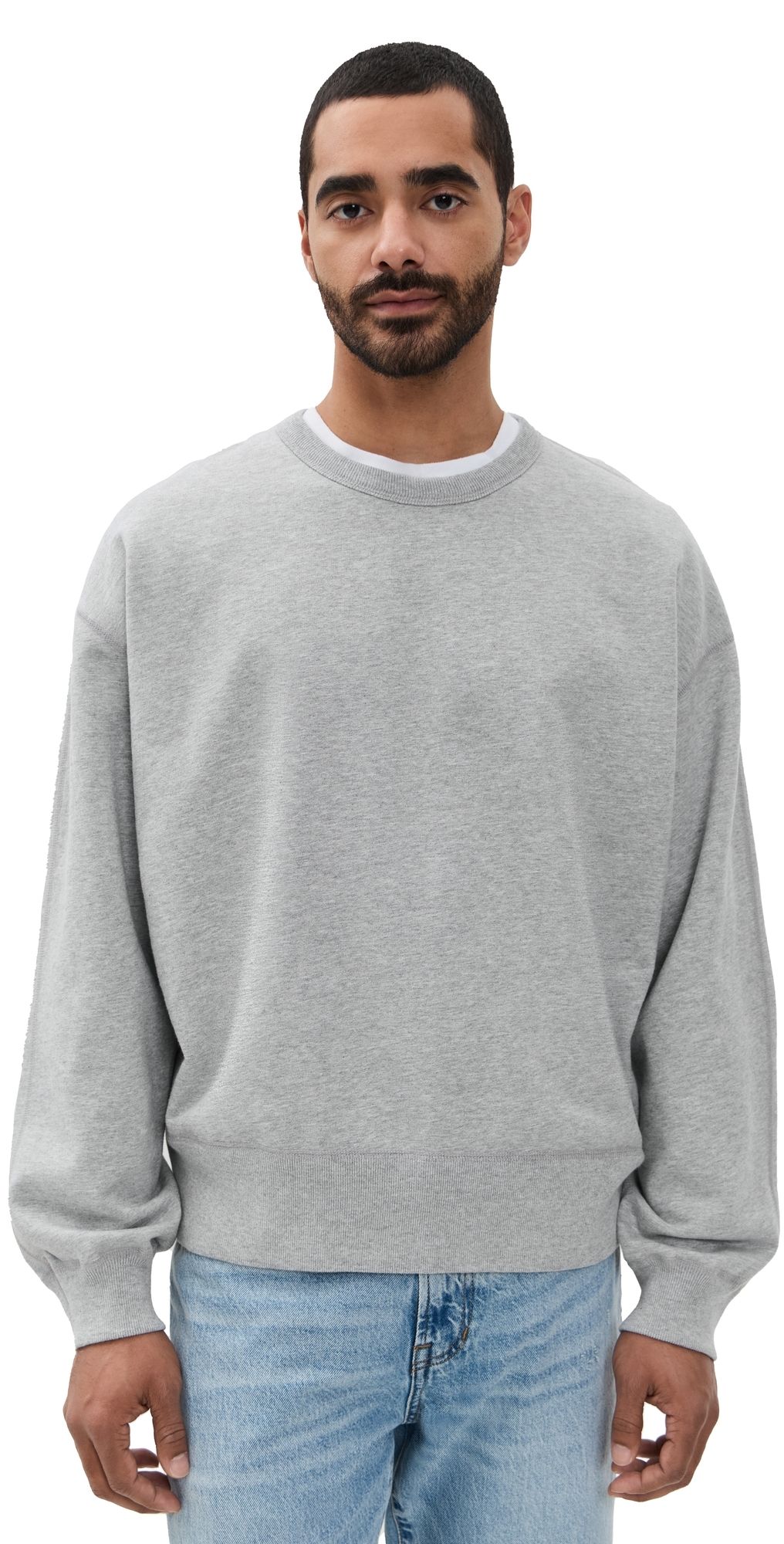 Reigning Champ Mid-Weight Terry Relaxed Crew Neck Hgrey M