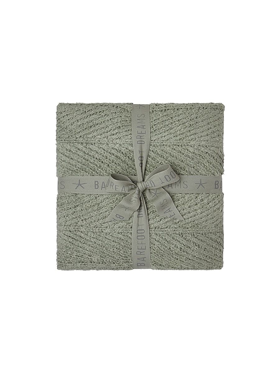 CozyChic Shine Herringbone Blanket - Wave