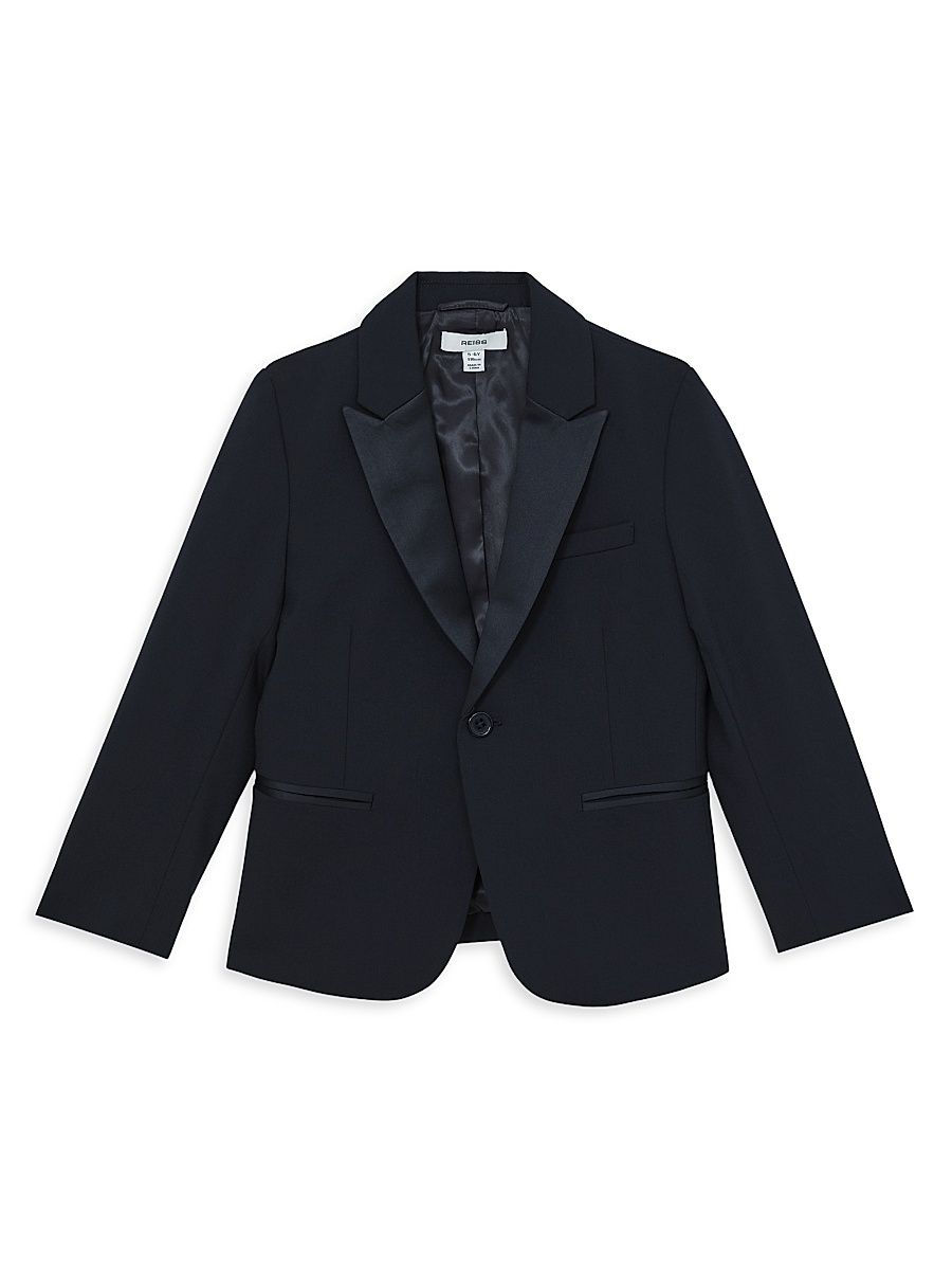 Little Boy's & Boy's Wool-Blend Blazer - Navy - Size 13