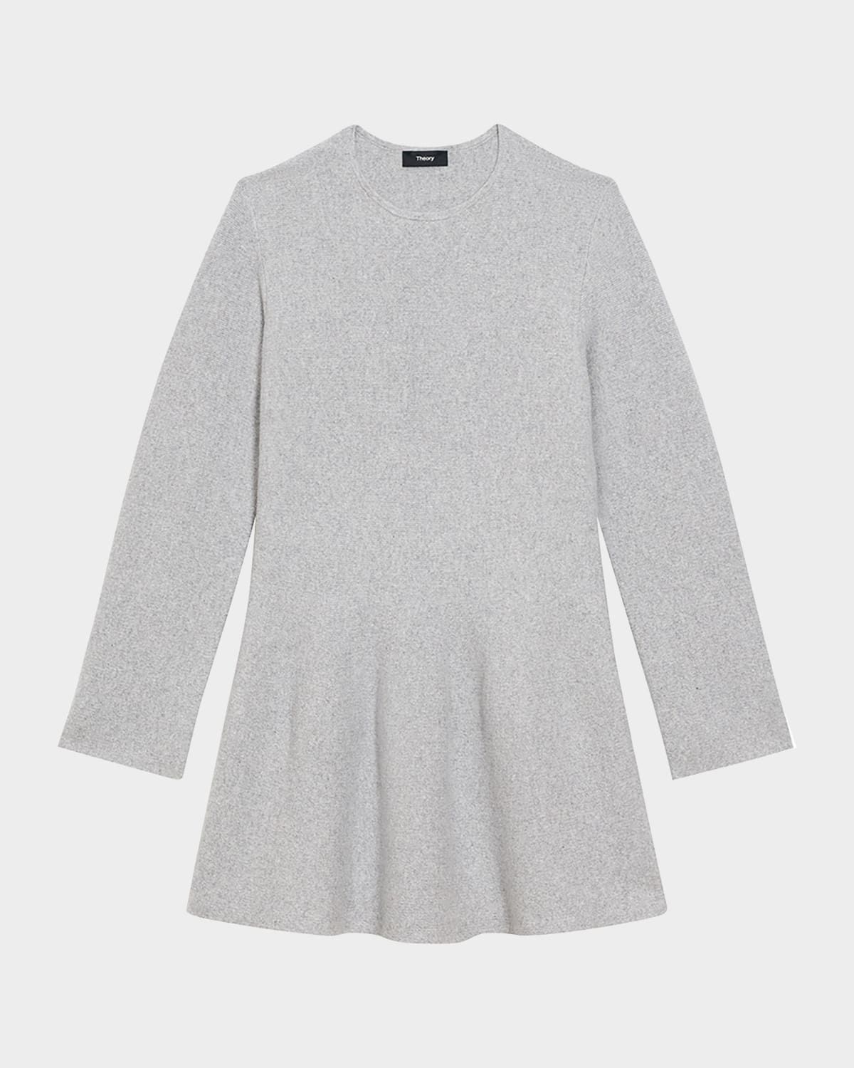 Wool-Cashmere Flounce Dress