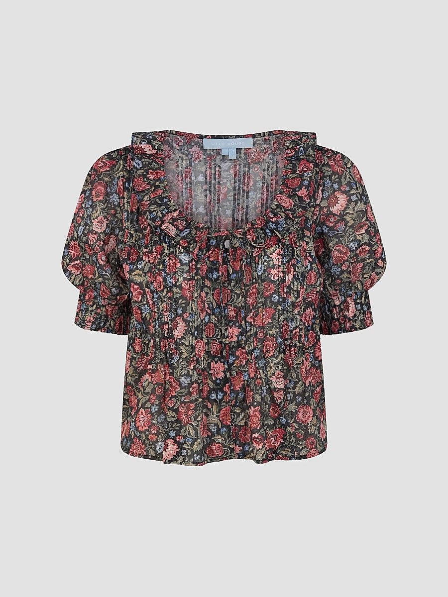 Women's The Camri Top - Jacobean Sprig - Size Large
