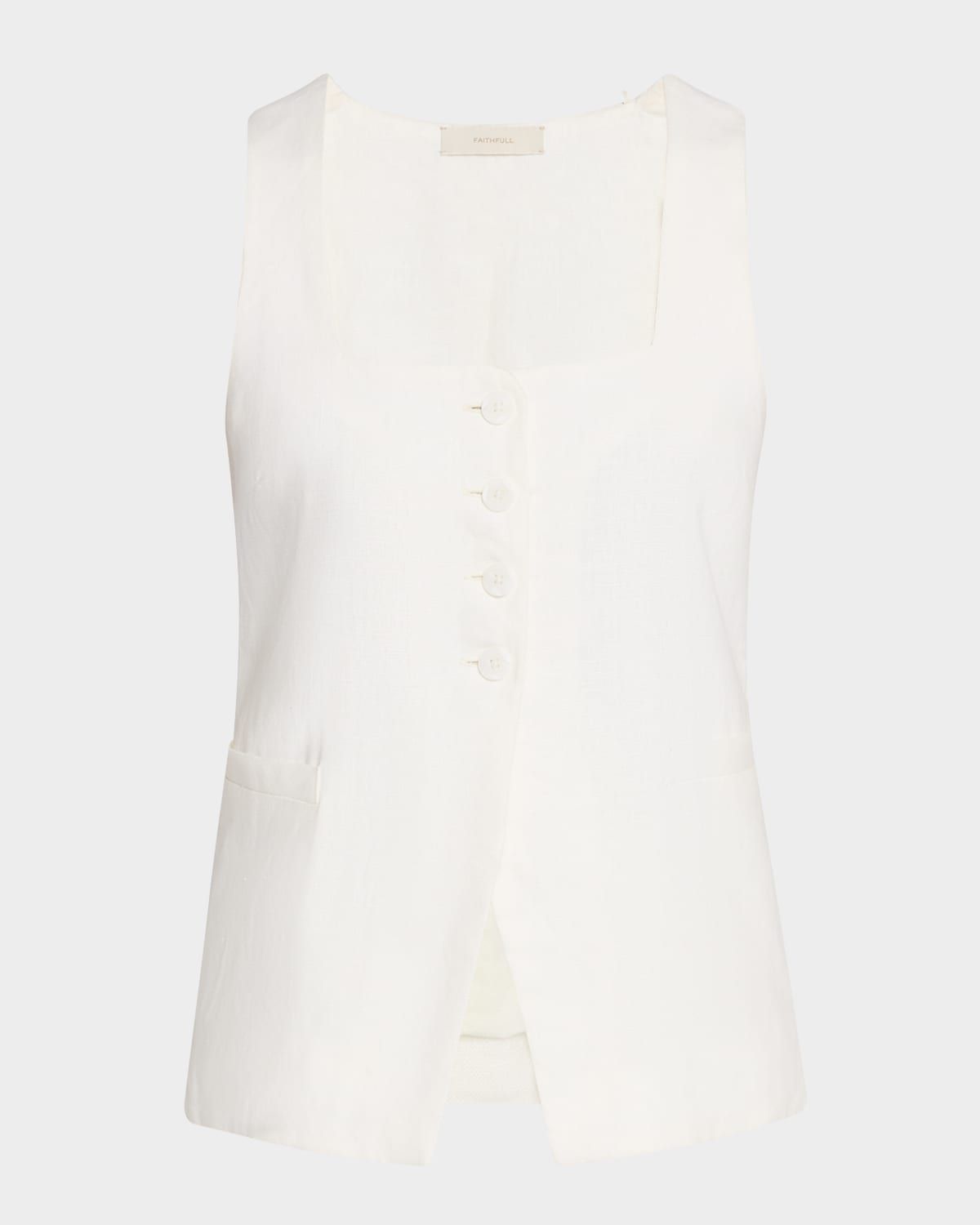 Jackie Linen Vest