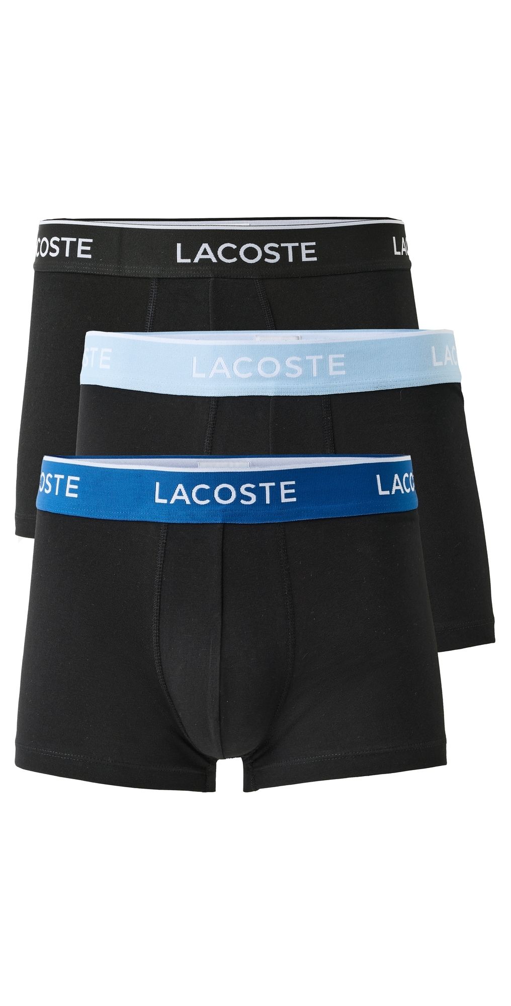 Lacoste Cotton Stretch Jersey Trunks 3 Pack Multi M
