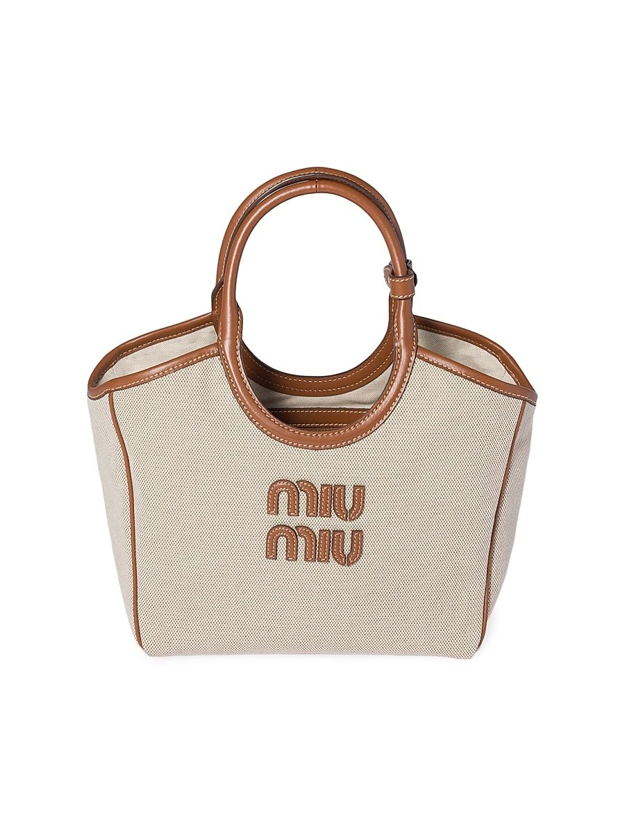 Women's Ivy Canvas Tote Bag - Beige Khaki