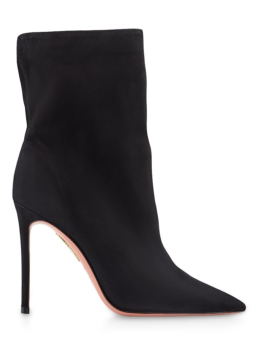 Women's Matignon Suede Booties - Black - Size 12