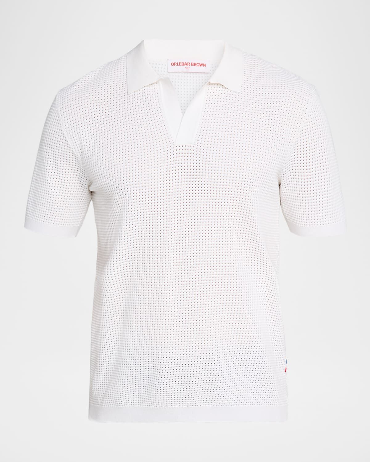 Men & apos;s Roddy Mesh Stitch Polo Shirt