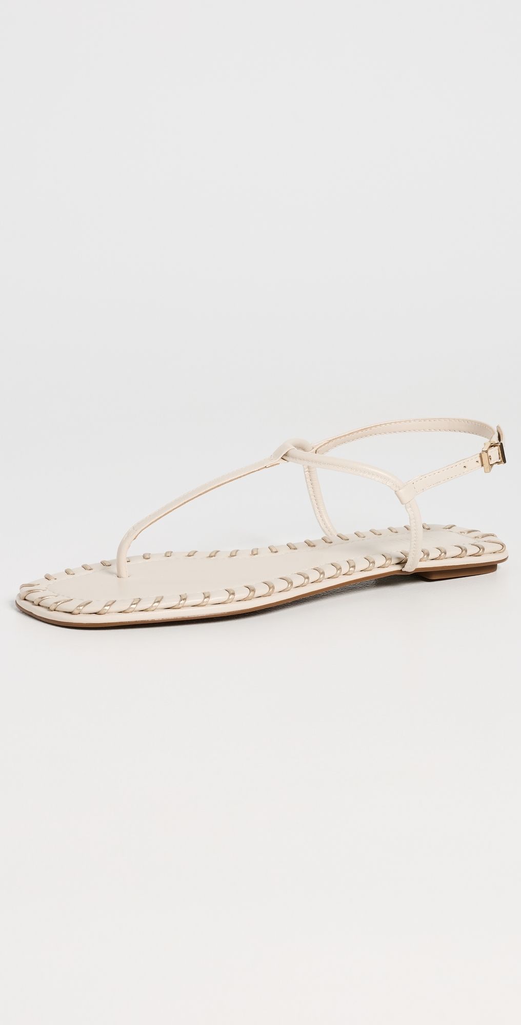 Schutz Elsha Sewing Sandals White 5.5