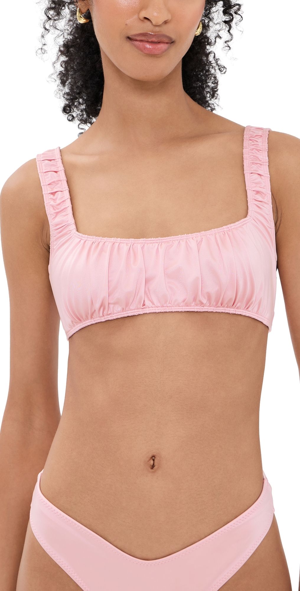 Montce Silkie Zoe Bikini Top Pale Blush Silkie M