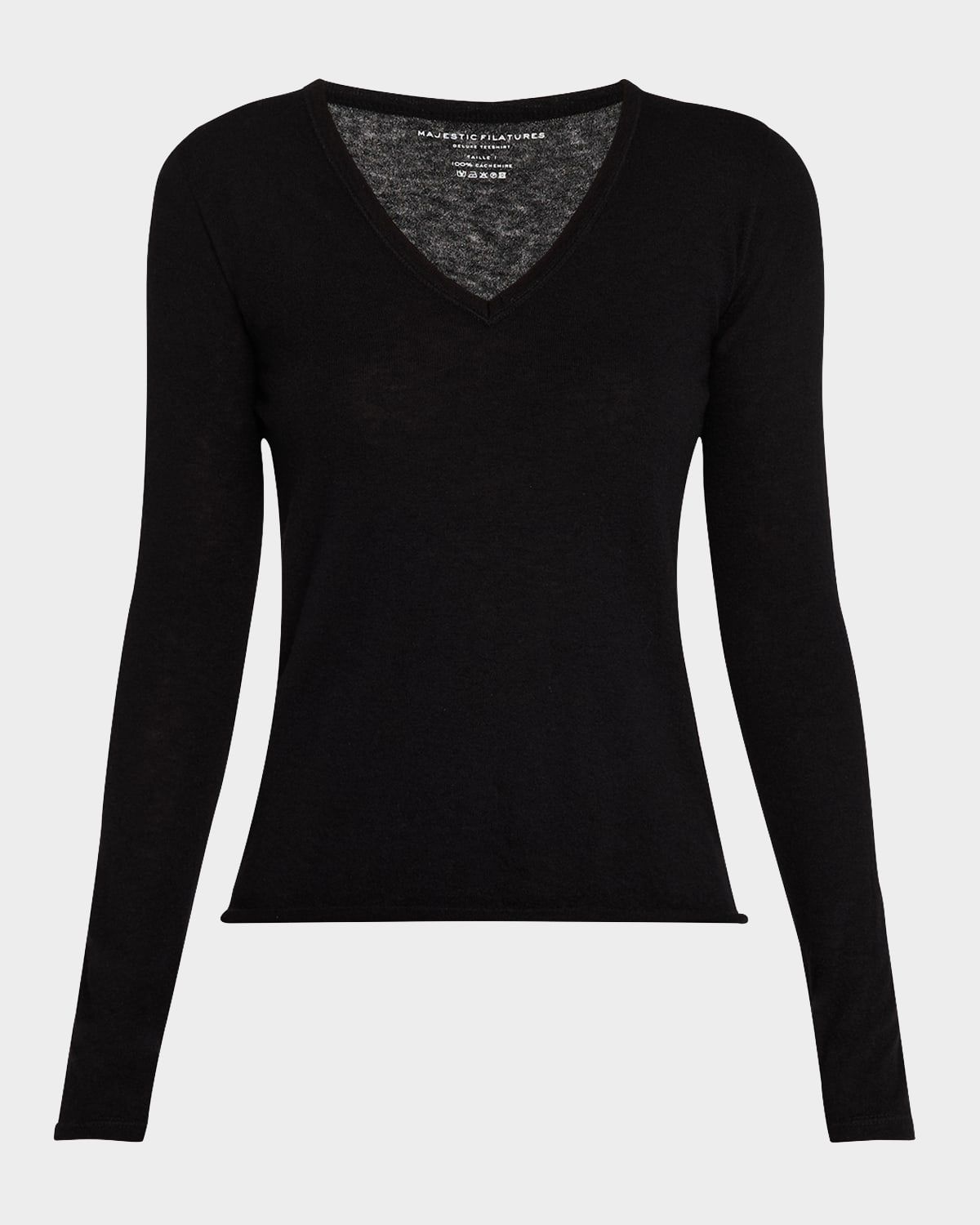 Machine Washable Cashmere V-Neck Pullover
