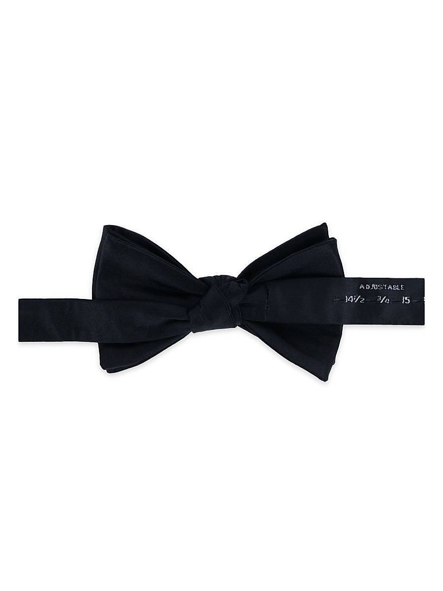Men's Sutton Pre-Tied Silk Bowtie - Black