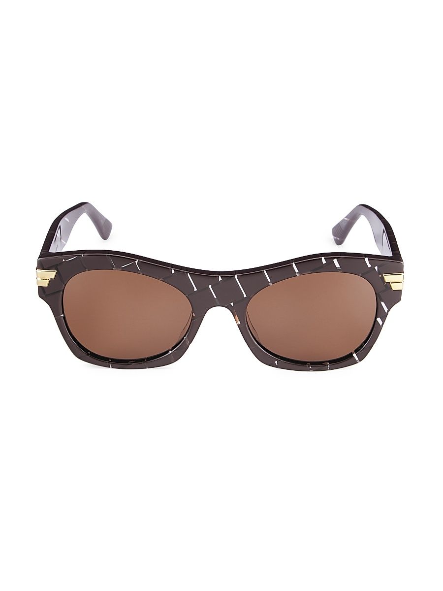Women's Unapologetic 54MM Square Sunglasses - Brown