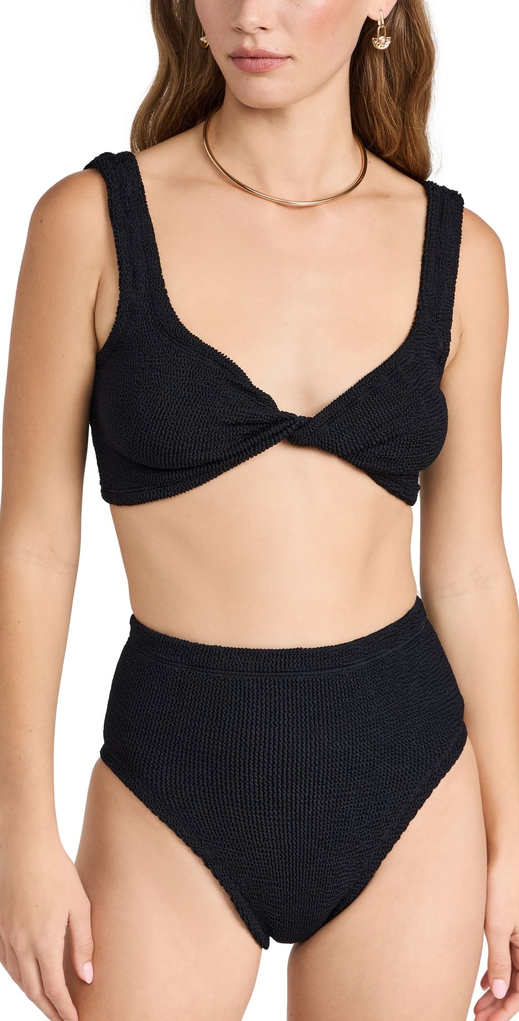 Hunza G Jamie Bikini Set Black One Size