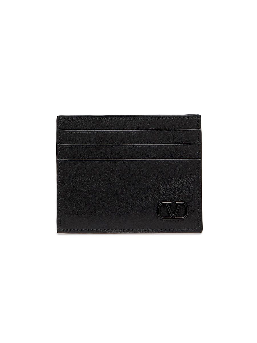Men's VLogo Signature Cardholder - Black