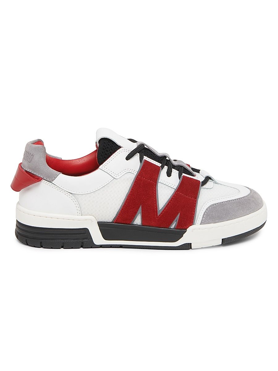 Men's M Low-Top Sneakers - White Grey - Size 12