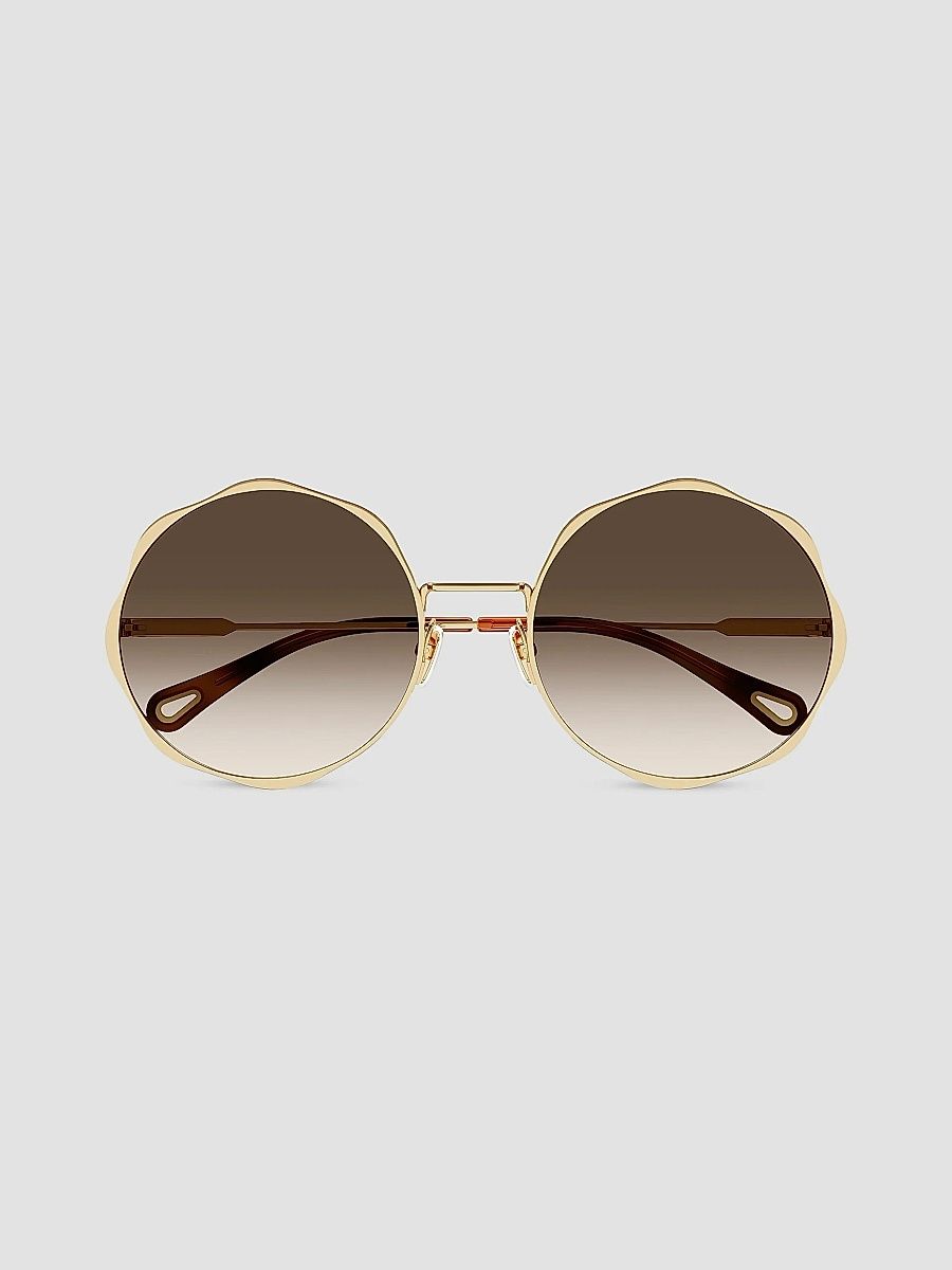 Women's Honoré 59MM Round Sunglasses - Brown Gradient