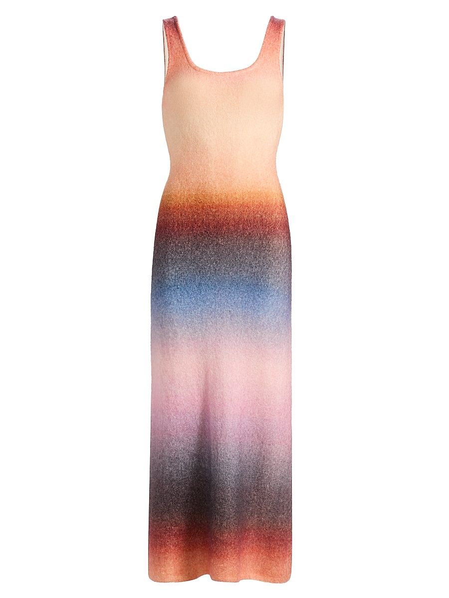 Women's Rashka Dégradé Tank Midi-Dress - Sunset Ombre - Size Large