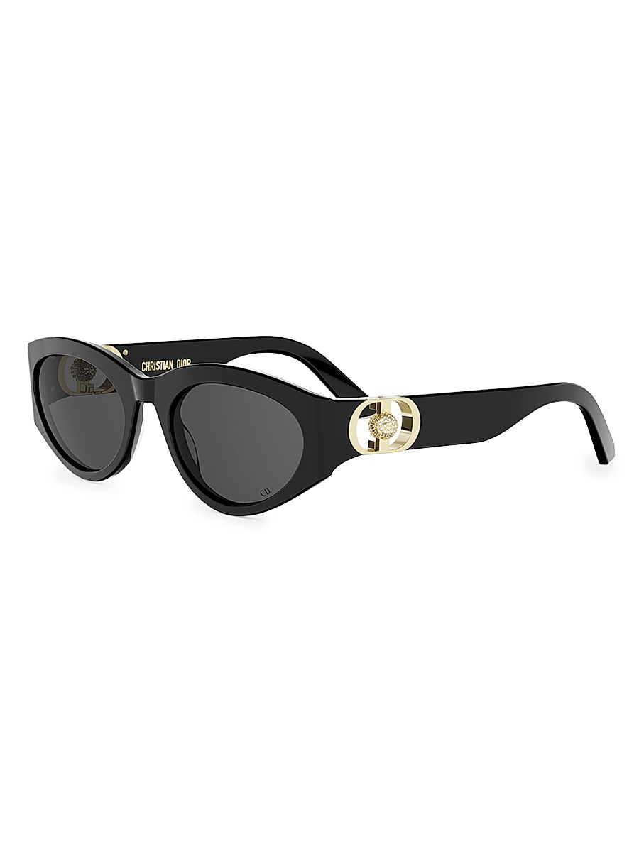 Women's 30Montaigne B7I Butterfly Sunglasses - Black
