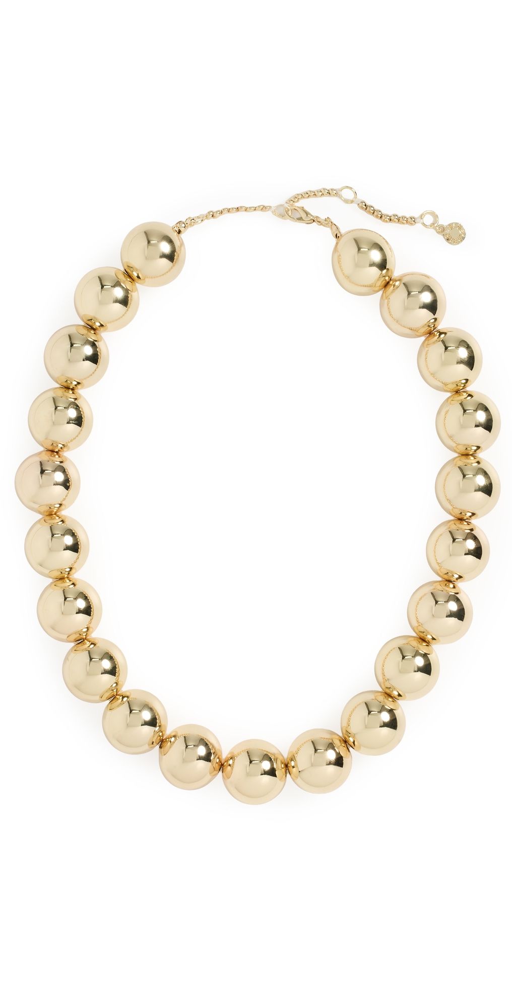 BaubleBar Jane Beaded Necklace Gold One Size