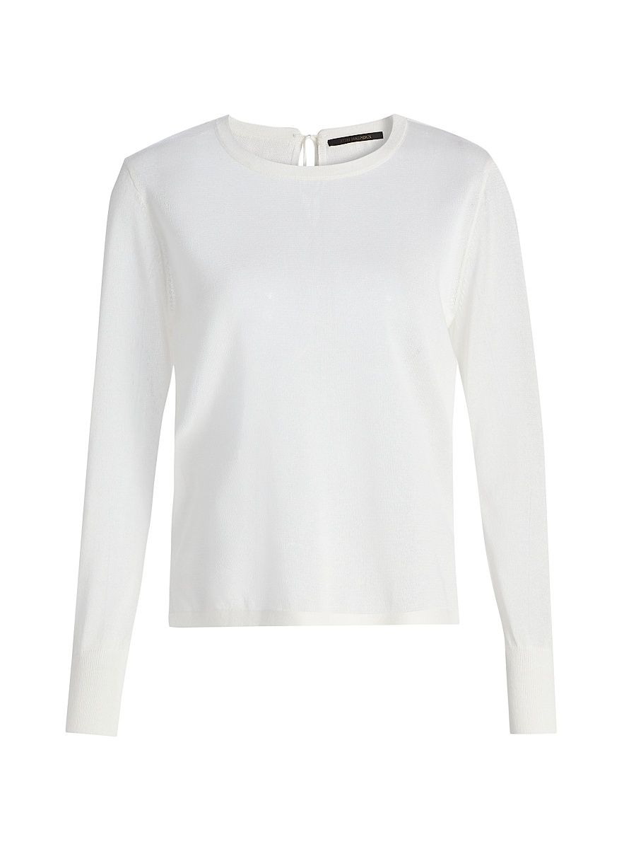 Women's Jaylyn Jersey Sweater - White - Size XXL