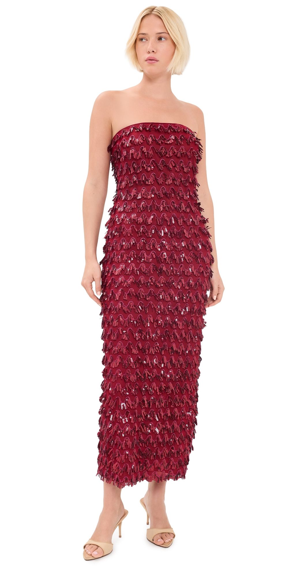 Saylor Brynhild Dress Red M