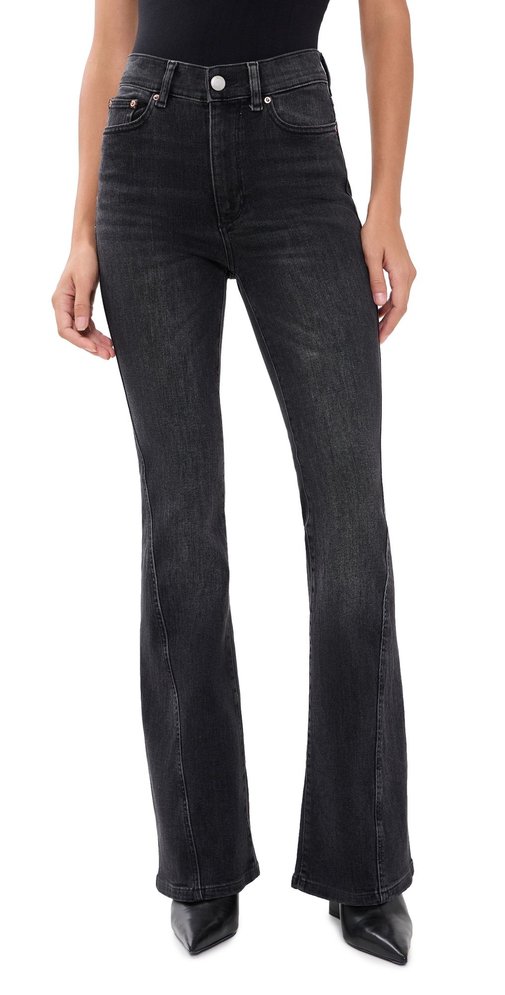 DL1961 Bridget Boot Instasculpt Jeans Nightshade Seamed (Dl Airbrush) 28