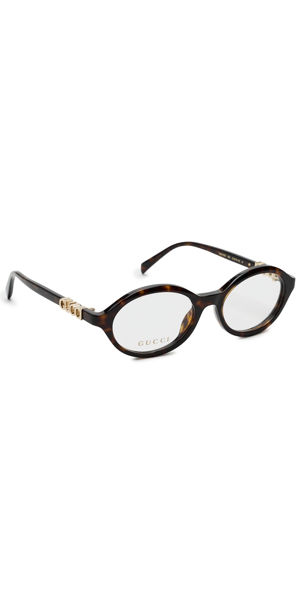Gucci Signoria Glasses Havana/Transparent One Size