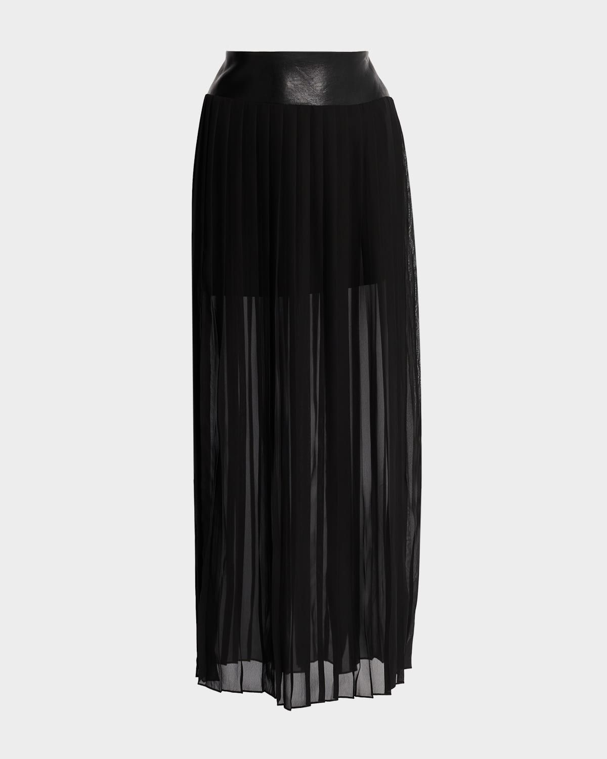 Felice Pleated Maxi Skirt