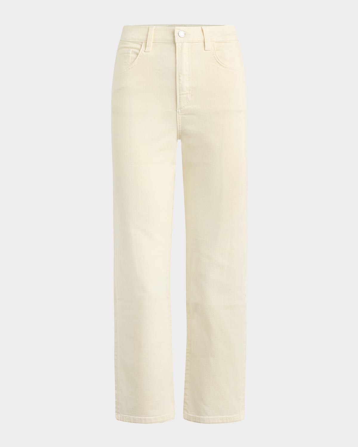The Valentina Super High-Rise Straight Jeans