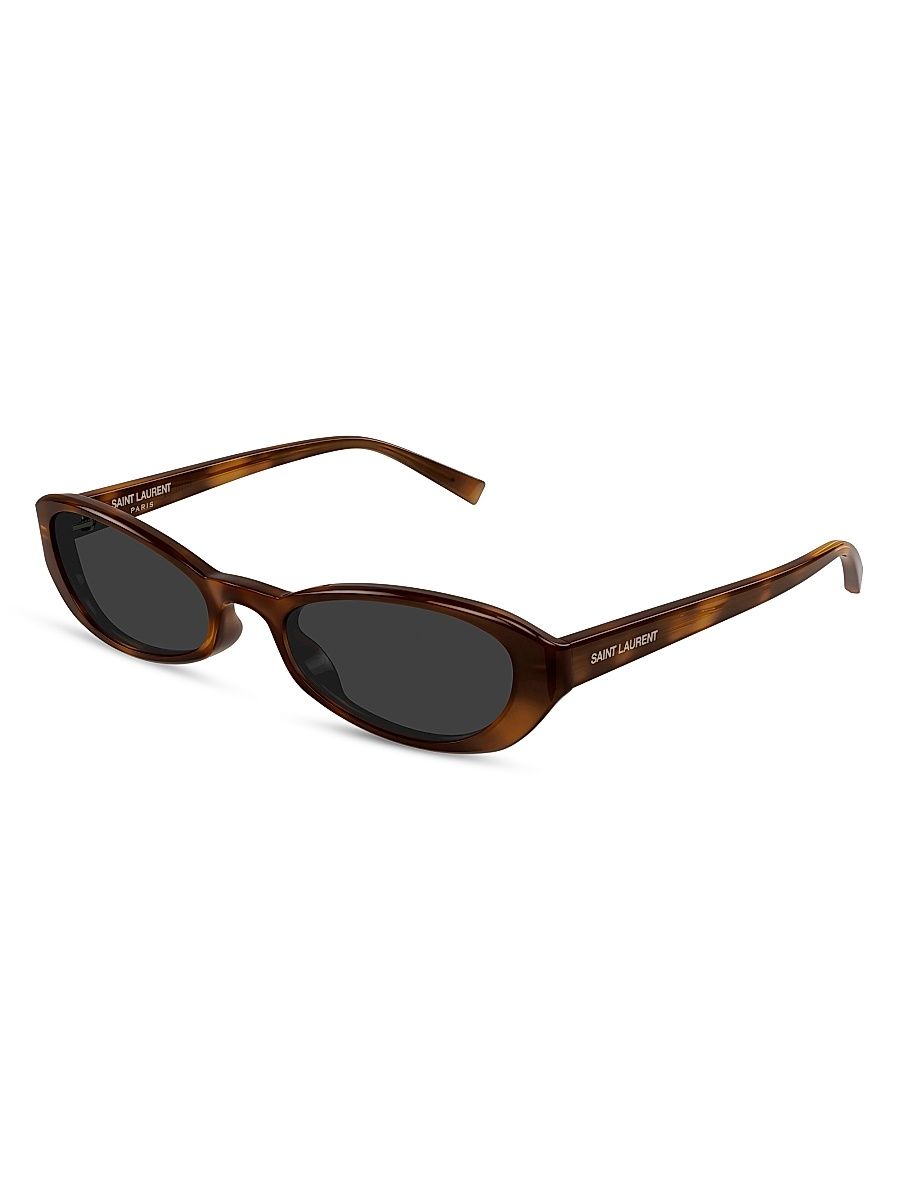 Women's 51MM Oval Sunglasses - Brown Grey