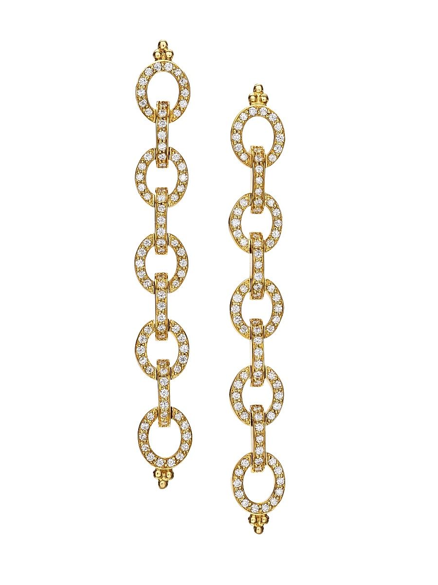 Women's Florence86 Orsina 18K Yellow Gold & Diamond Drop Earrings - Yellow Gold