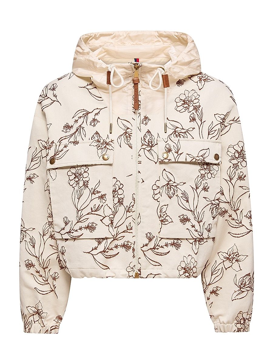 Women's Nepeta Jacket - White Brown - Size Large