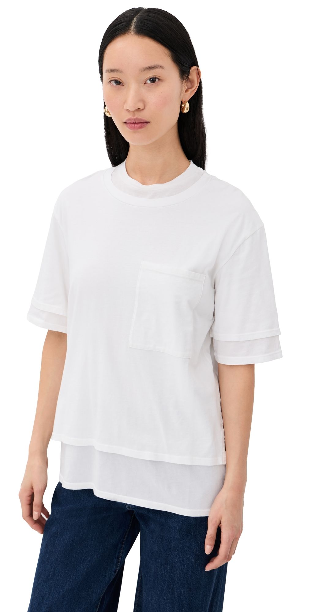 TWP Double Up Tee White S