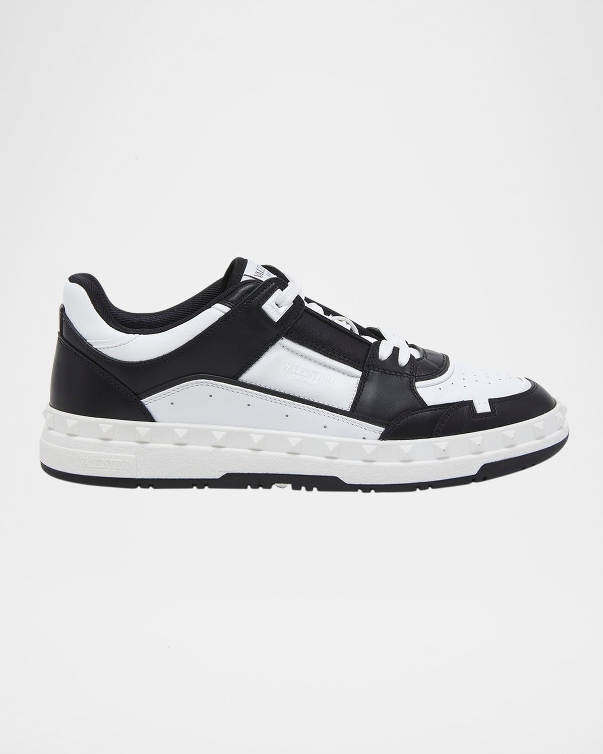 Men & apos;s Freedots Leather Low-Top Sneakers