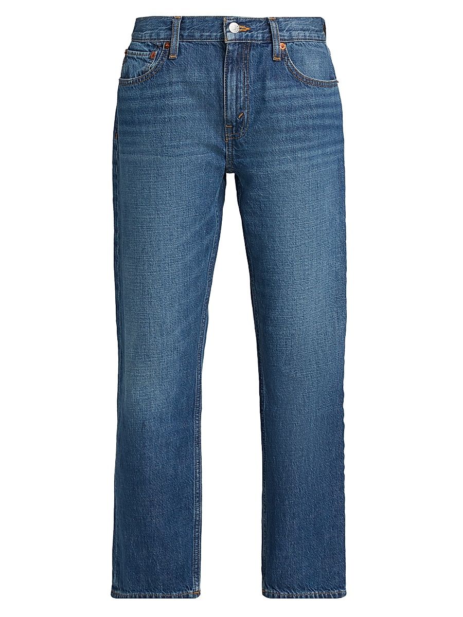 Women's Blondie Straight-Leg Crop Jeans - Mendocino Indigo - Size 32