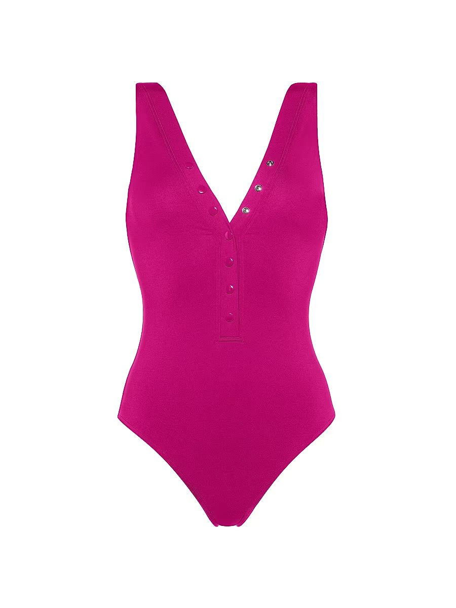 ERES Women's Icône One-Piece Tank Swimsuit - Tortue - Size 8