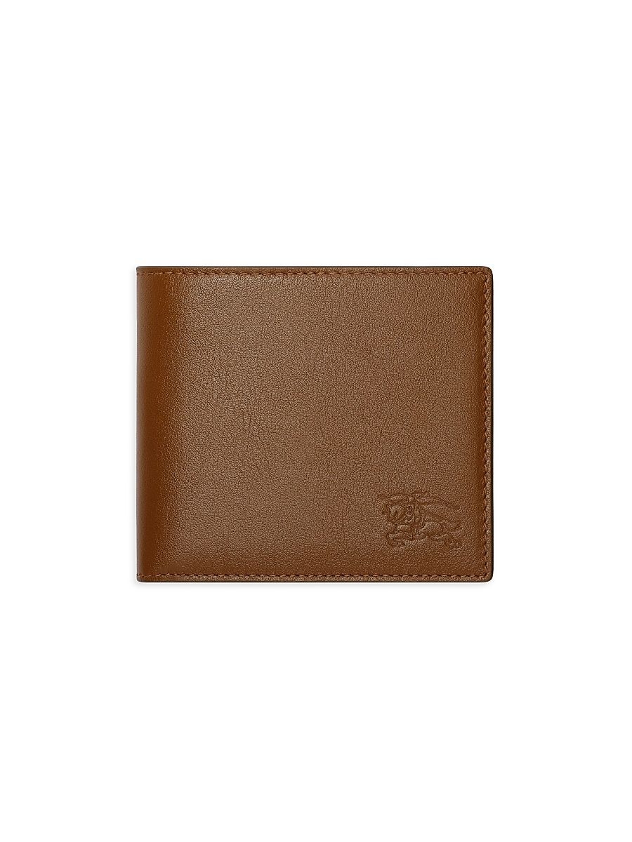 Men's MS Leather Bifold Wallet - Finch Brown Hazel