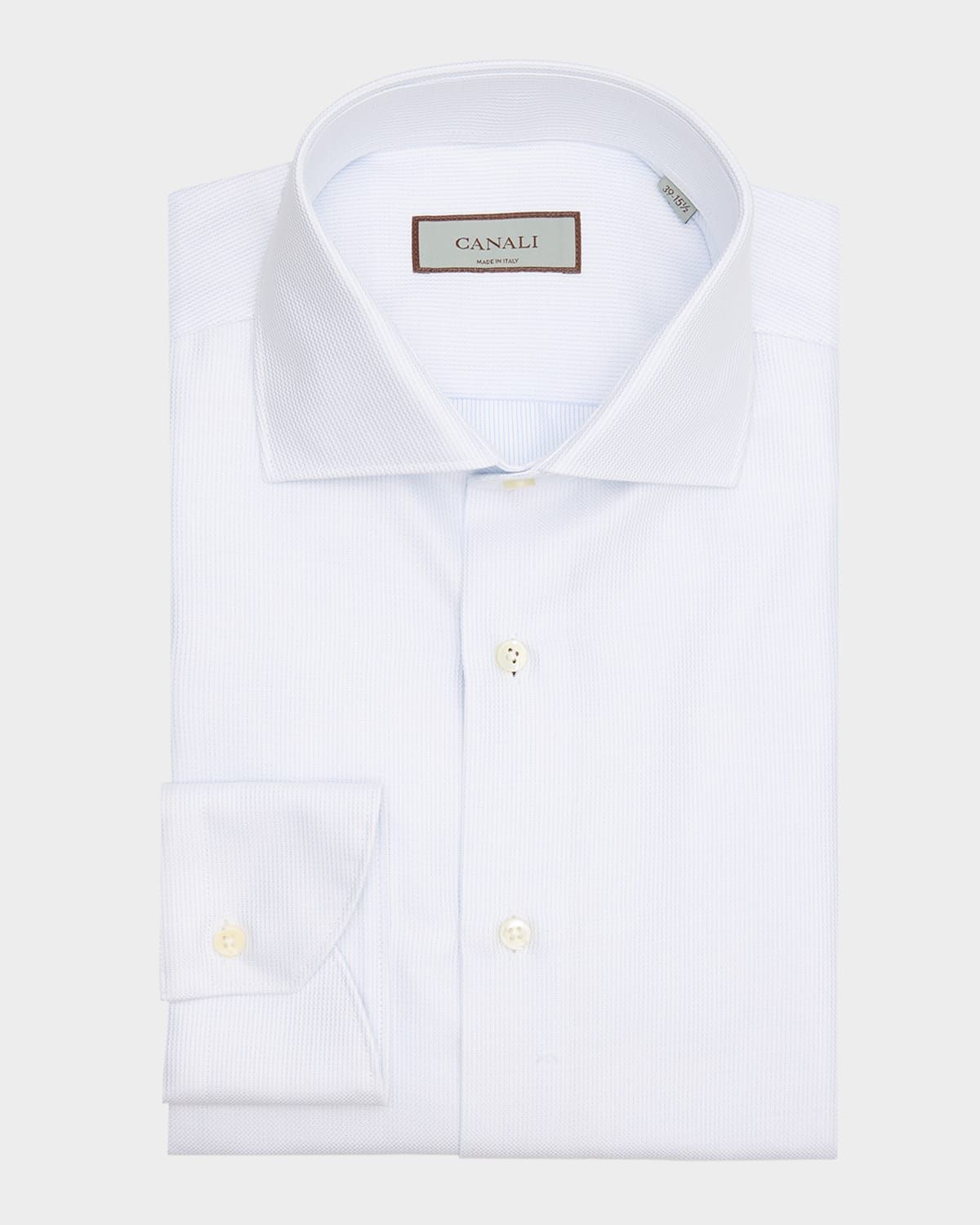 Men & apos;s Cotton Micro-Structure Dress Shirt