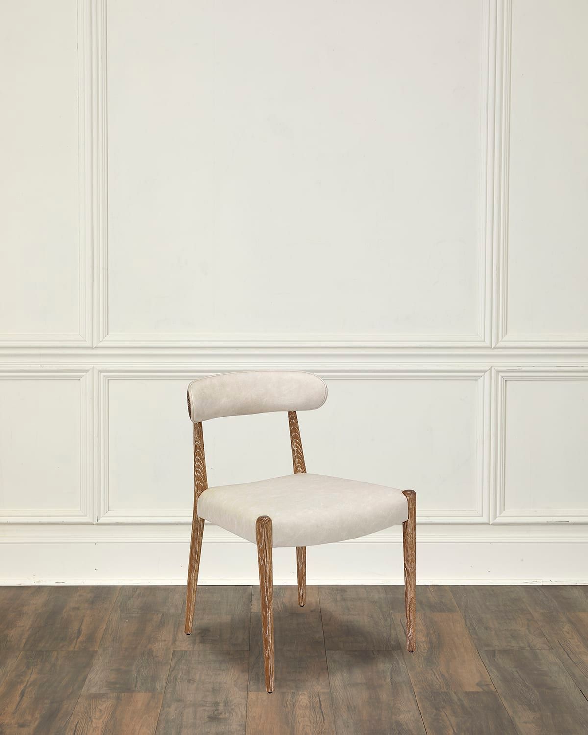 Adeline Vegan Leather Dining Side Chairs, Set of 2