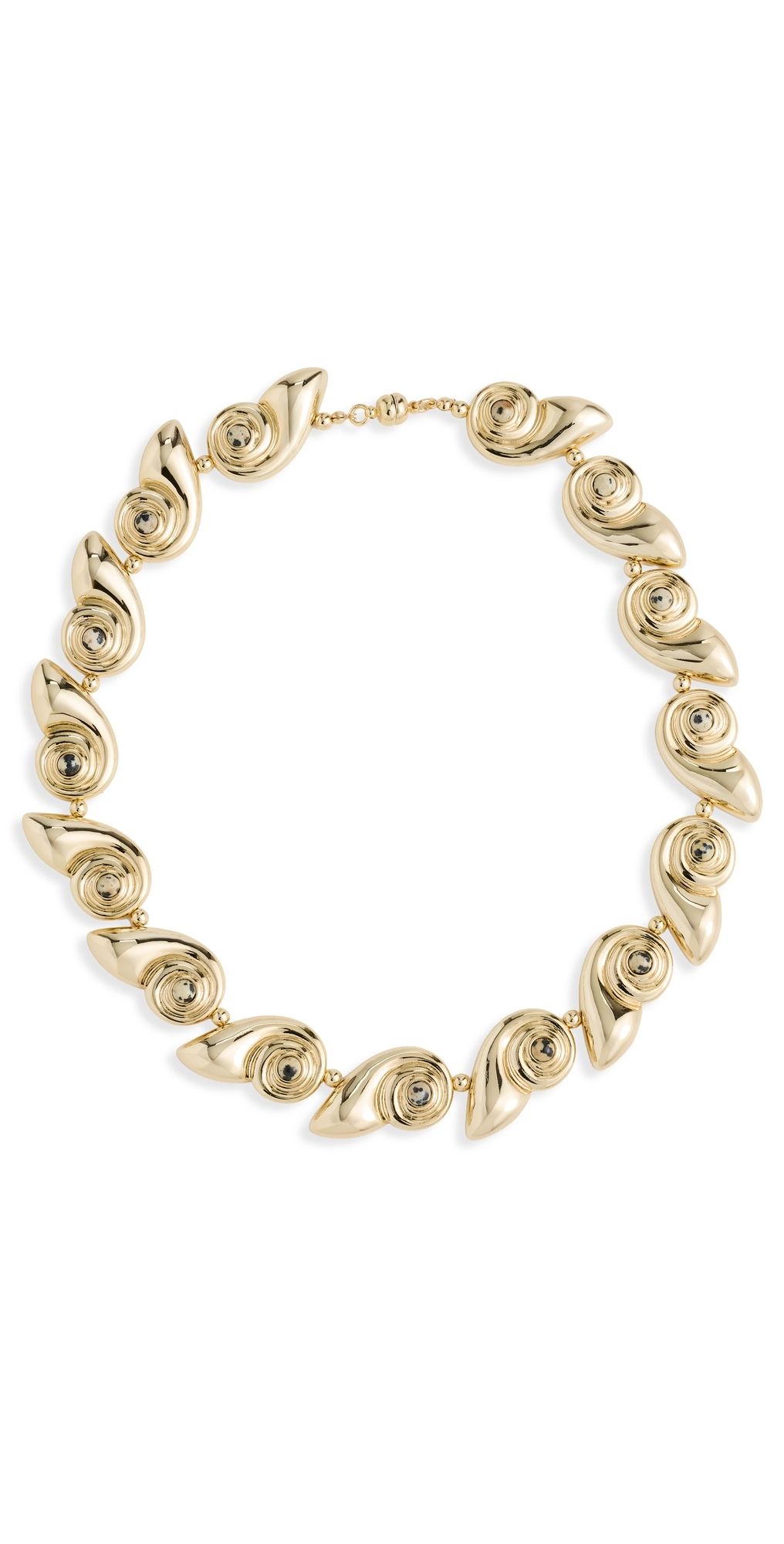 Luv Aj The Palma Shell Statement Necklace Gold One Size