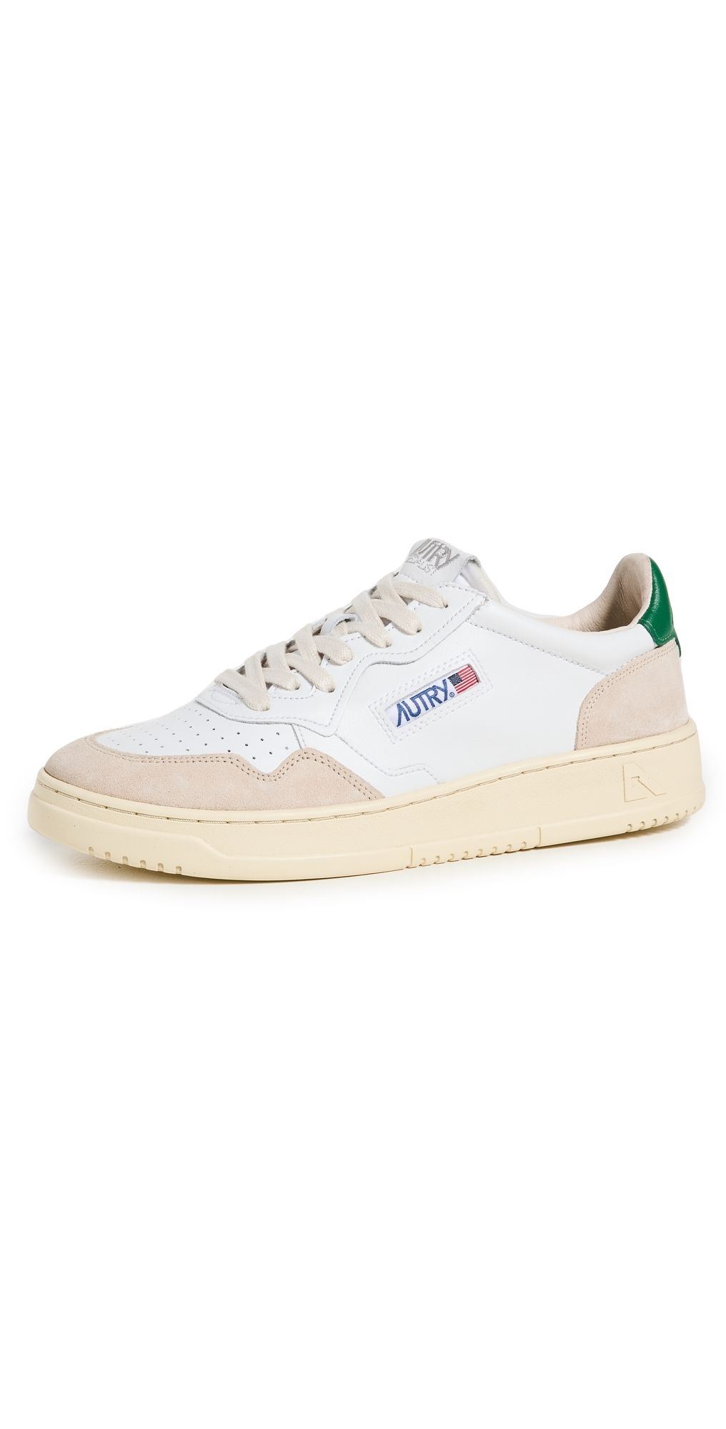 Autry Medalist Low Top Sneakers White/Amazon Green 41