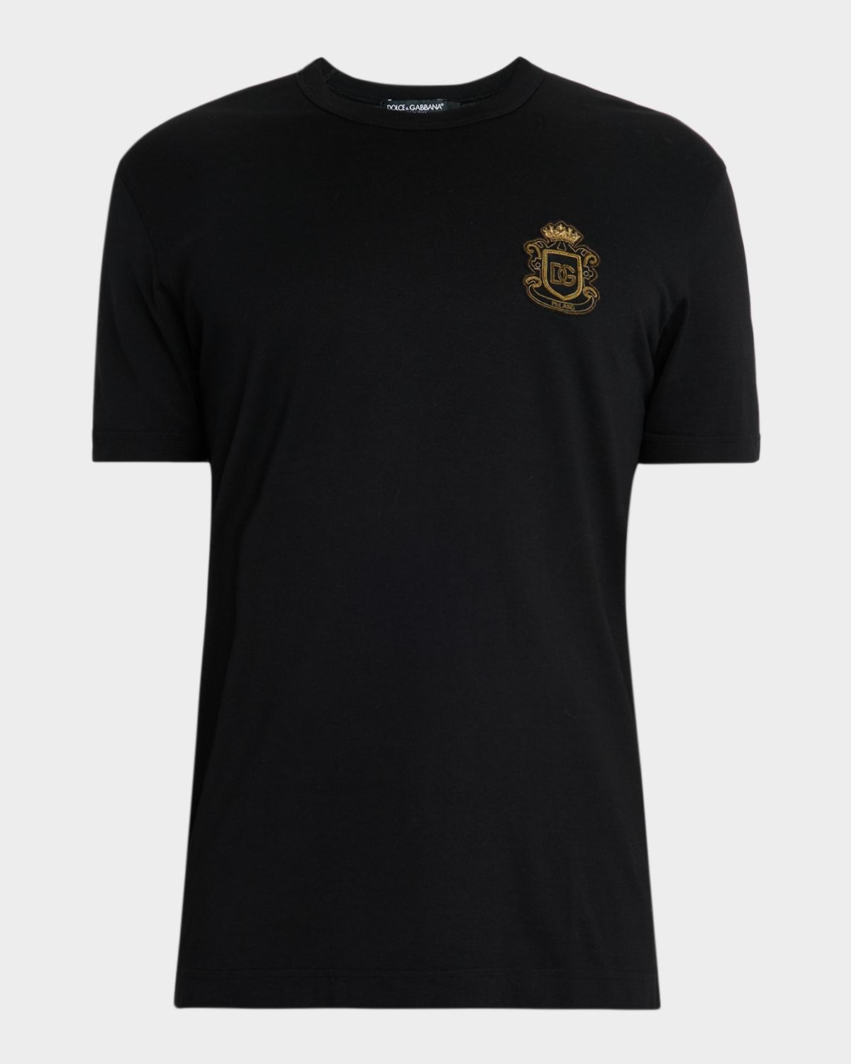 Men & apos;s Heraldic Patch Cotton T-Shirt