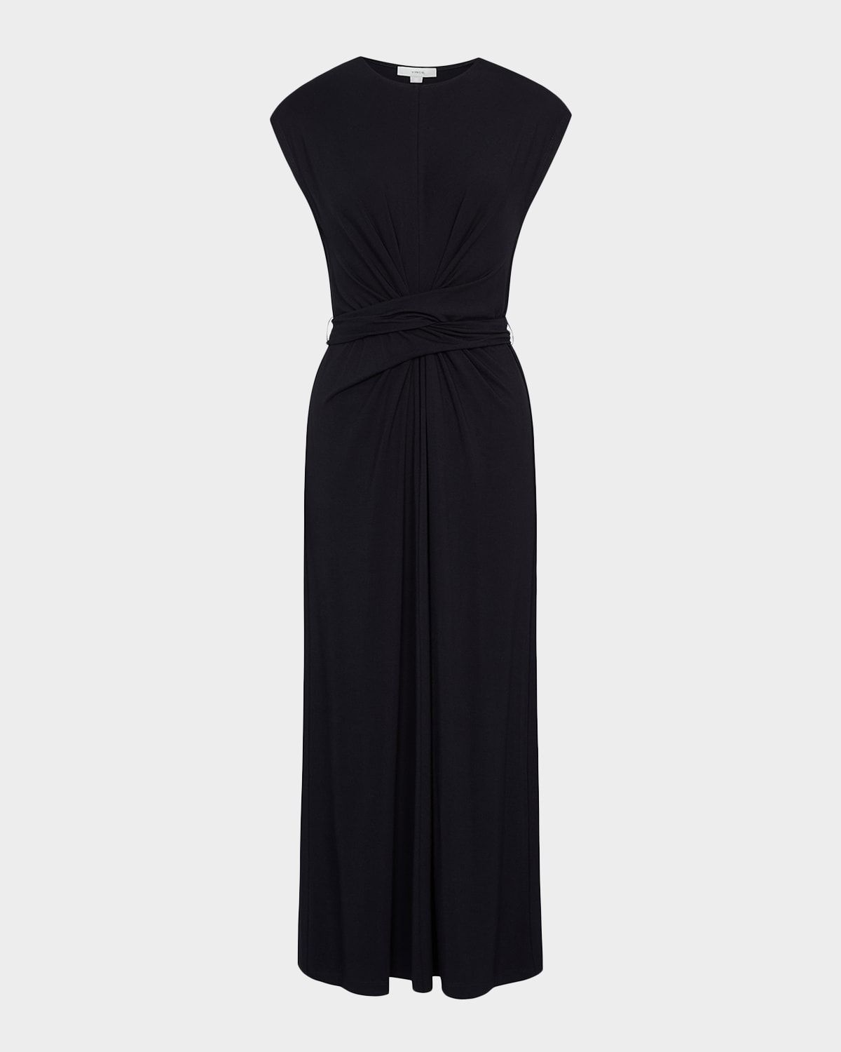 Jersey Midi Wrap Dress