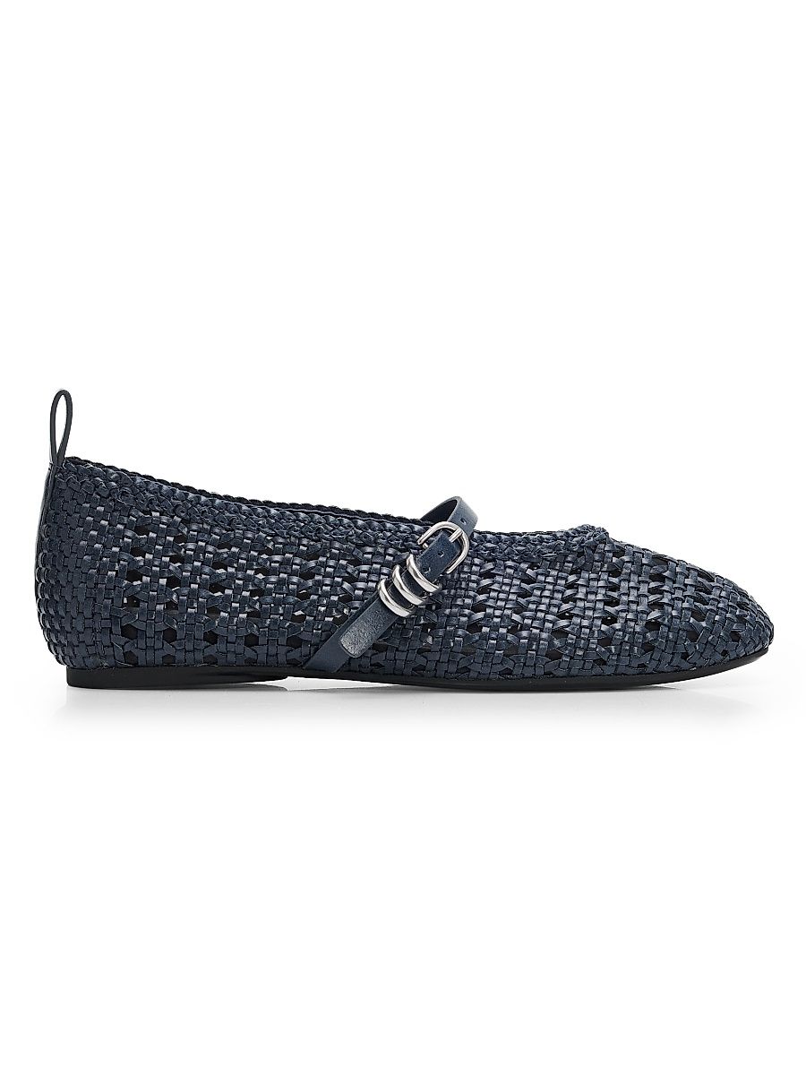 Women's Spire Woven Mary Janes - Navy Woven - Size 10