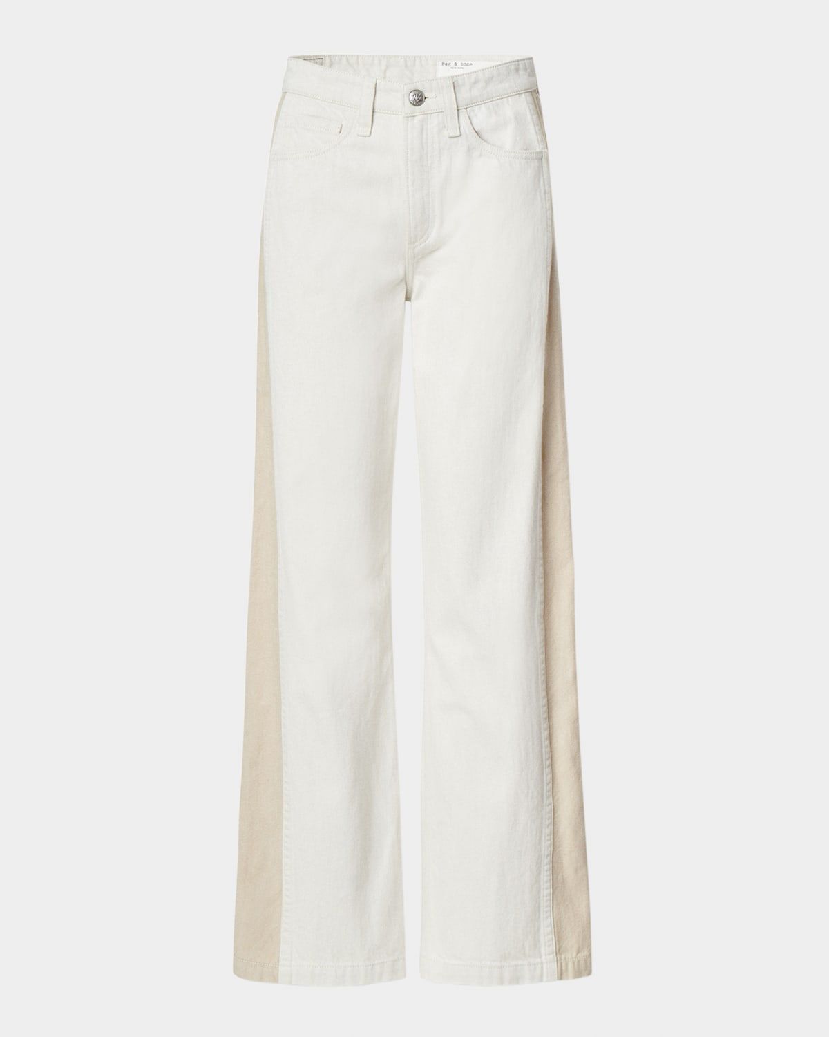 Logan Spliced Mid-Rise Jeans
