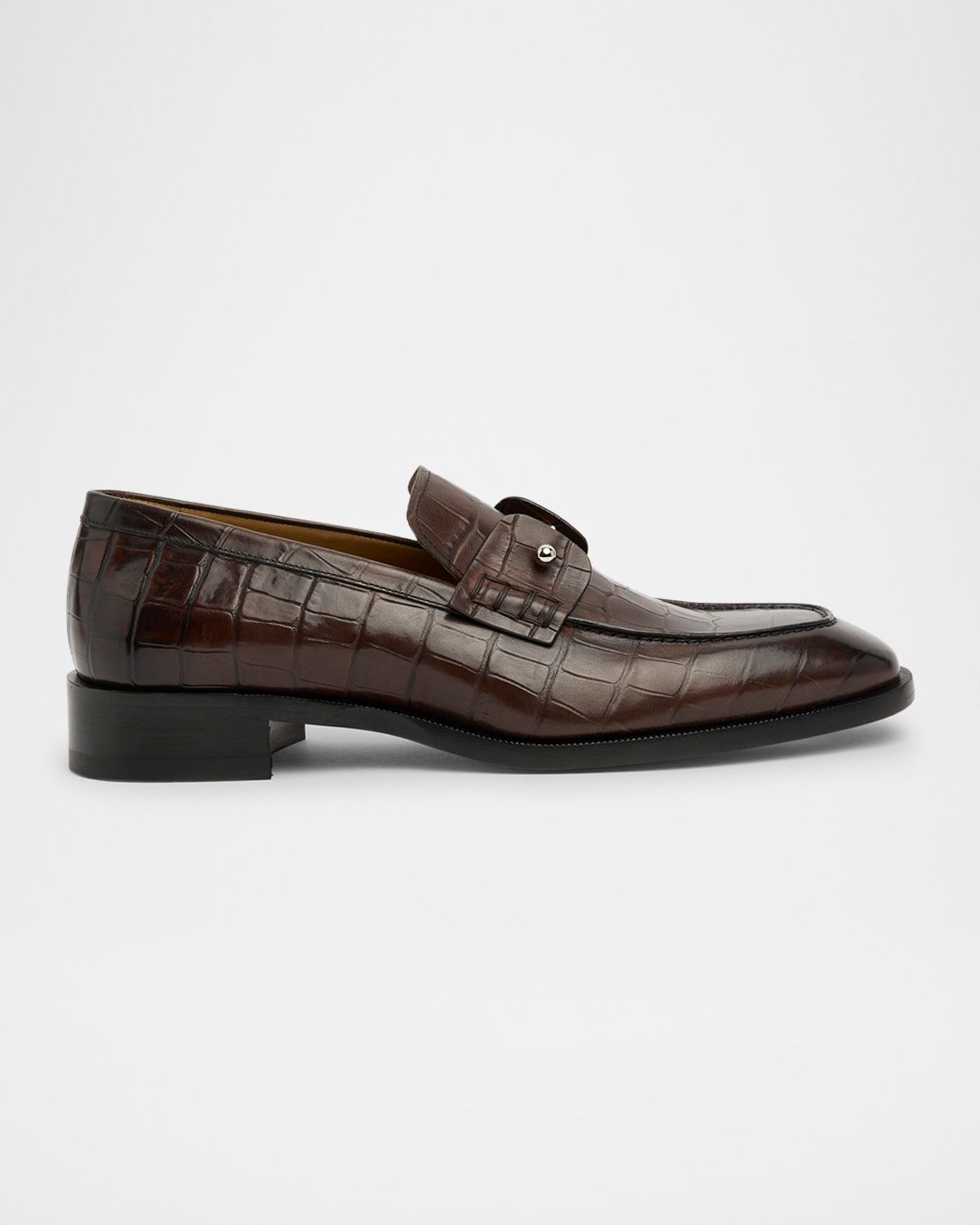 Men & apos;s Chambelimoc Croc-Effect Loafers